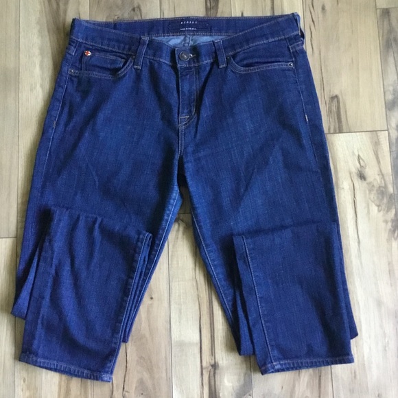 Hudson Jeans Denim - Hudson Skinny Straight Leg Dark Wash Jeans Sz 32